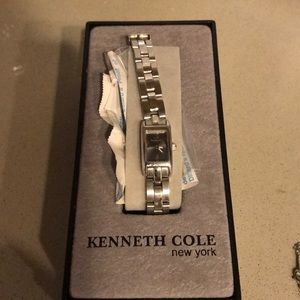 Kenneth Cole Silver Slim linked watch!